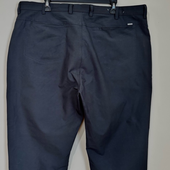 Greg Norman Men’s 40x32 Performance Stretch Classic Office Black Pant - Picture 5 of 14